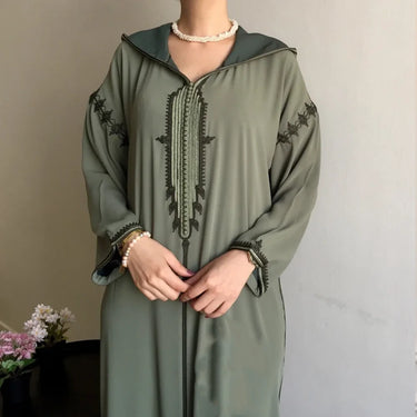 Djellaba a Capuche Orientale